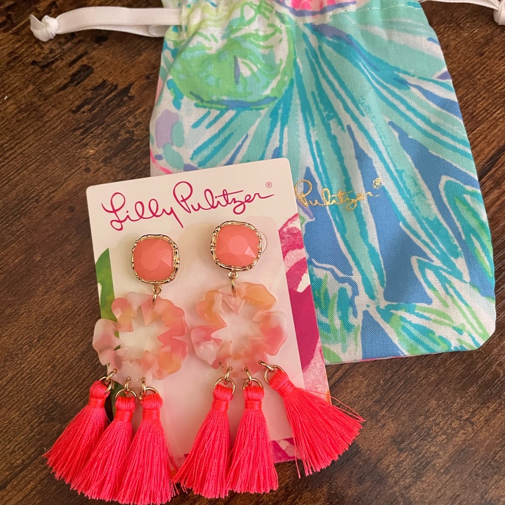 Lilly Pulitzer Shade Seeker Earrings - Picture 3 of 4